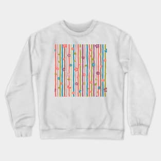 Colorful Stripes Crewneck Sweatshirt